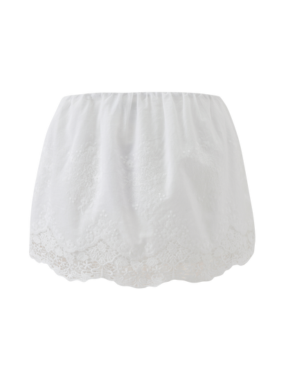 CAILEIGH MINI SKIRT - WHITE