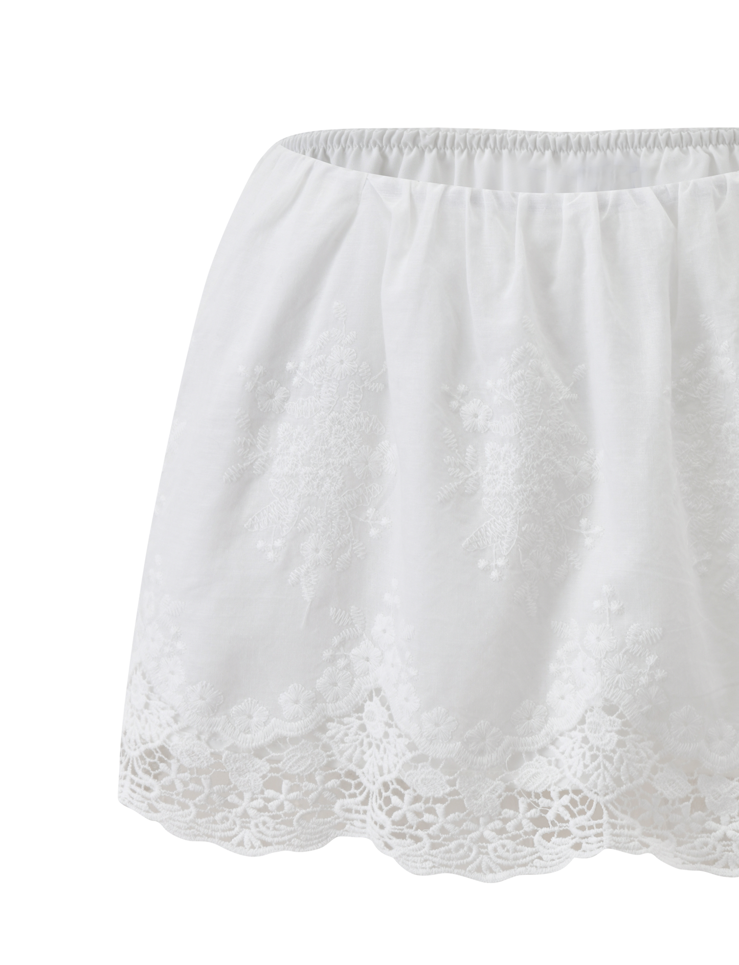 CAILEIGH MINI SKIRT - WHITE
