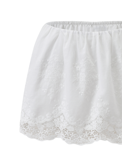 CAILEIGH MINI SKIRT - WHITE