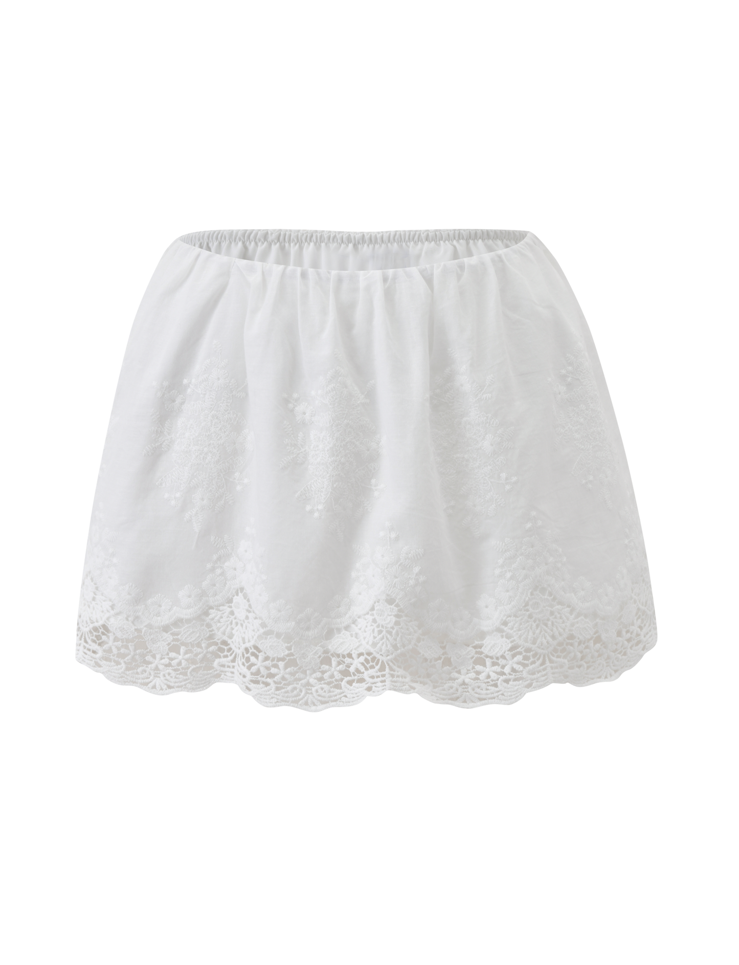 CAILEIGH MINI SKIRT - WHITE