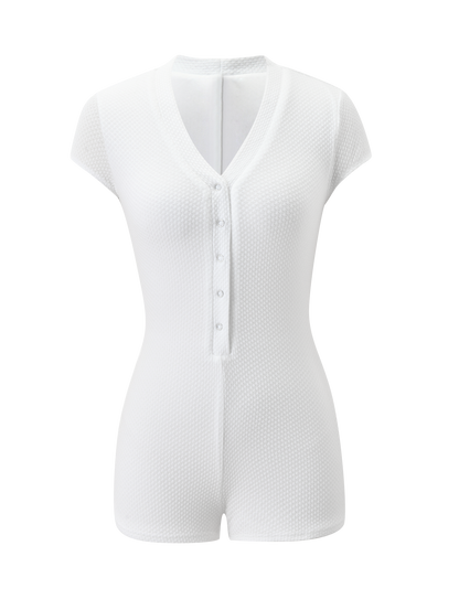 HILSIE PLAYSUIT - WHITE