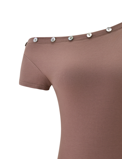 MARITA TOP - MOCHA