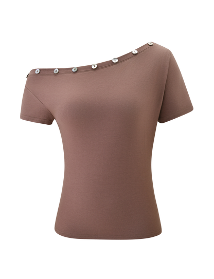 MARITA TOP - MOCHA