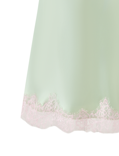 MILYANA MINI DRESS - PISTACHIO
