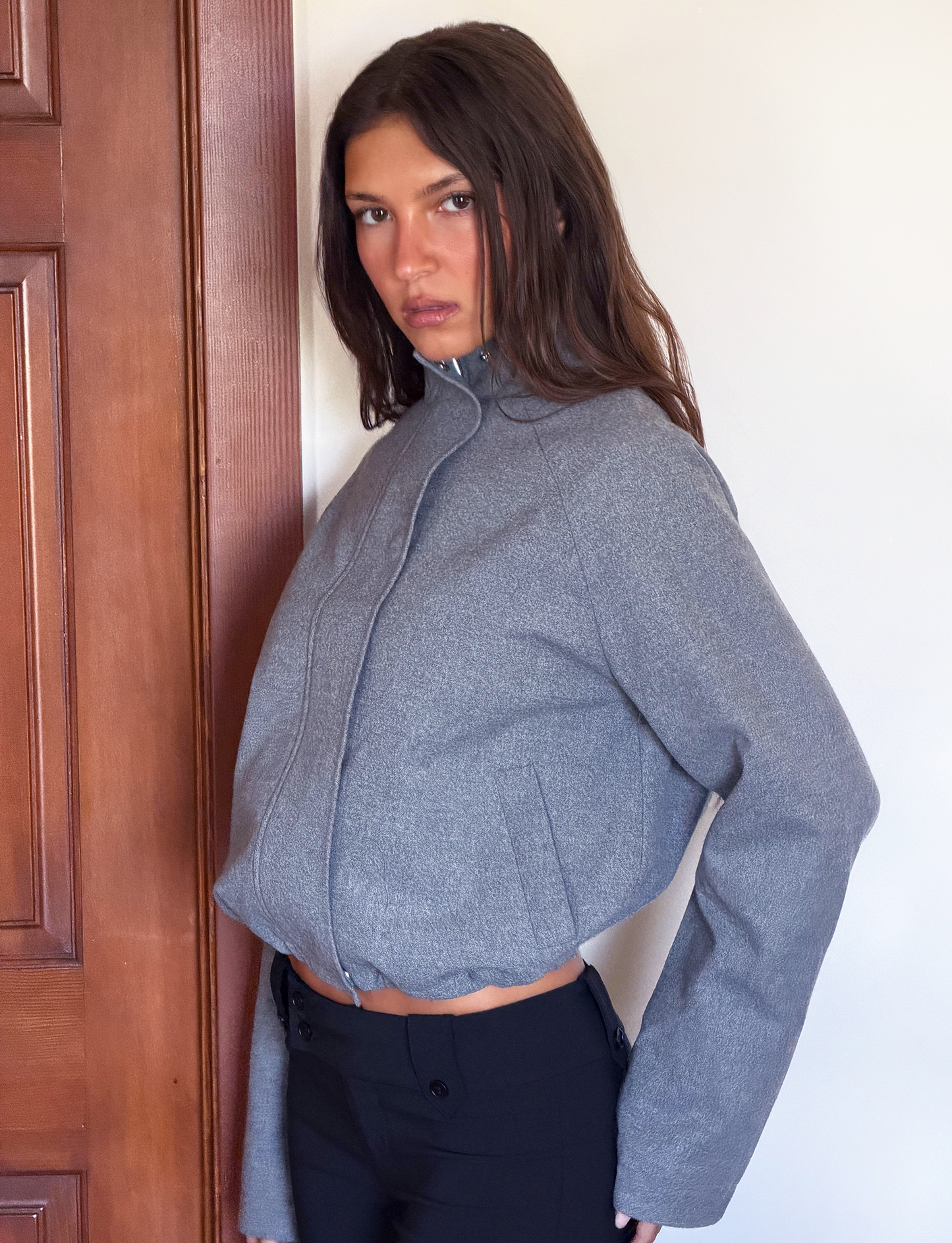 LENNEX JACKET - HEATHER CHARCOAL
